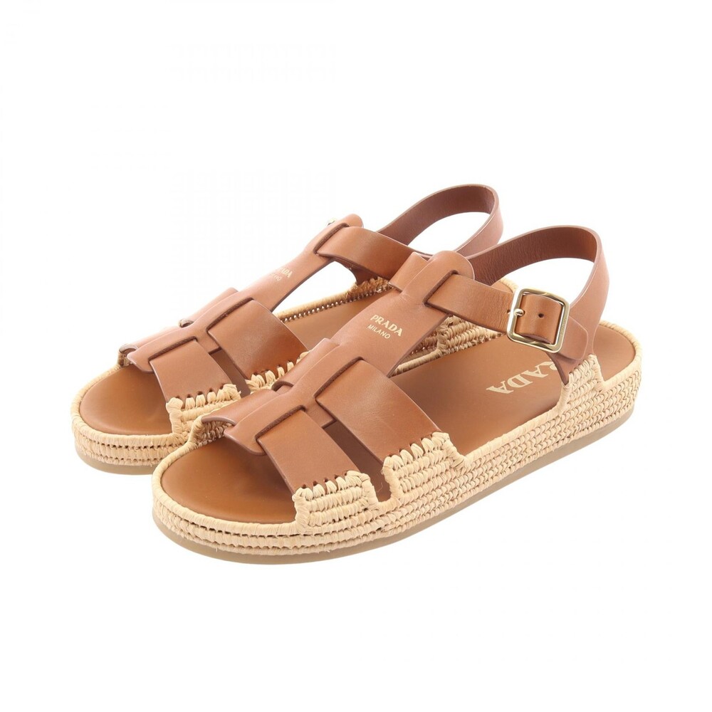 Prada Sandals Anckle Strap Flat Shoes #332091P76B